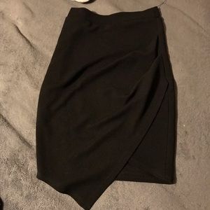 All black skirt